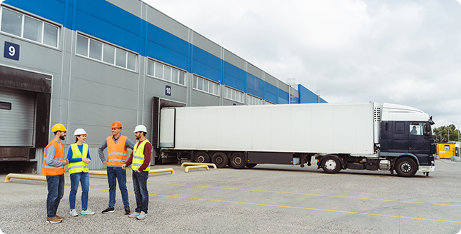 Servicio de logística y entrega Servicio de logística y entrega